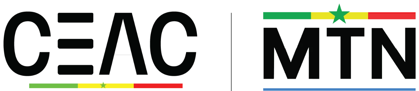 CEAC — Commission d'Évaluation, d'Appui et de Coordination des start-up et Structures d’Accompagnement · MTN — Ministère des Télécommunications et du Numérique